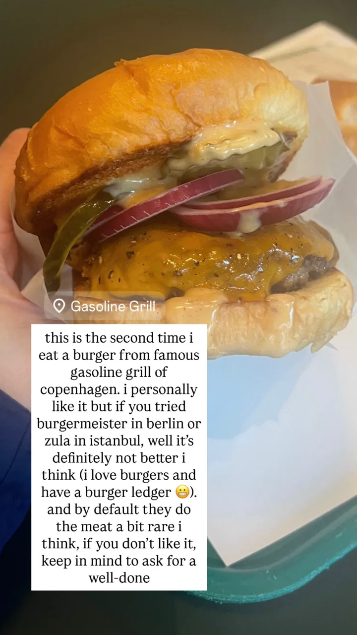 The Gasoline Grill burger