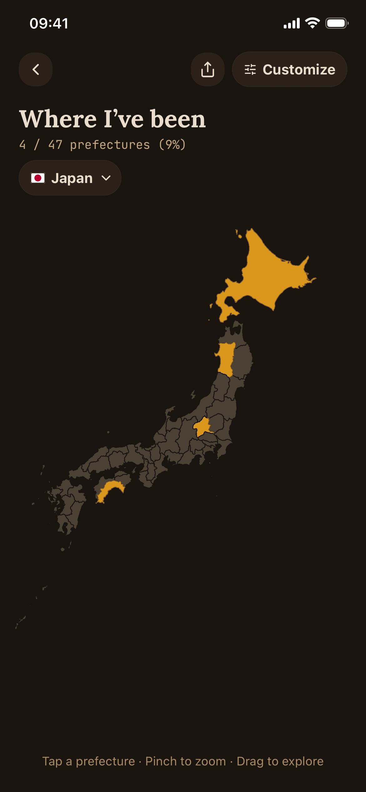Germany and Japan maps screenshot 2