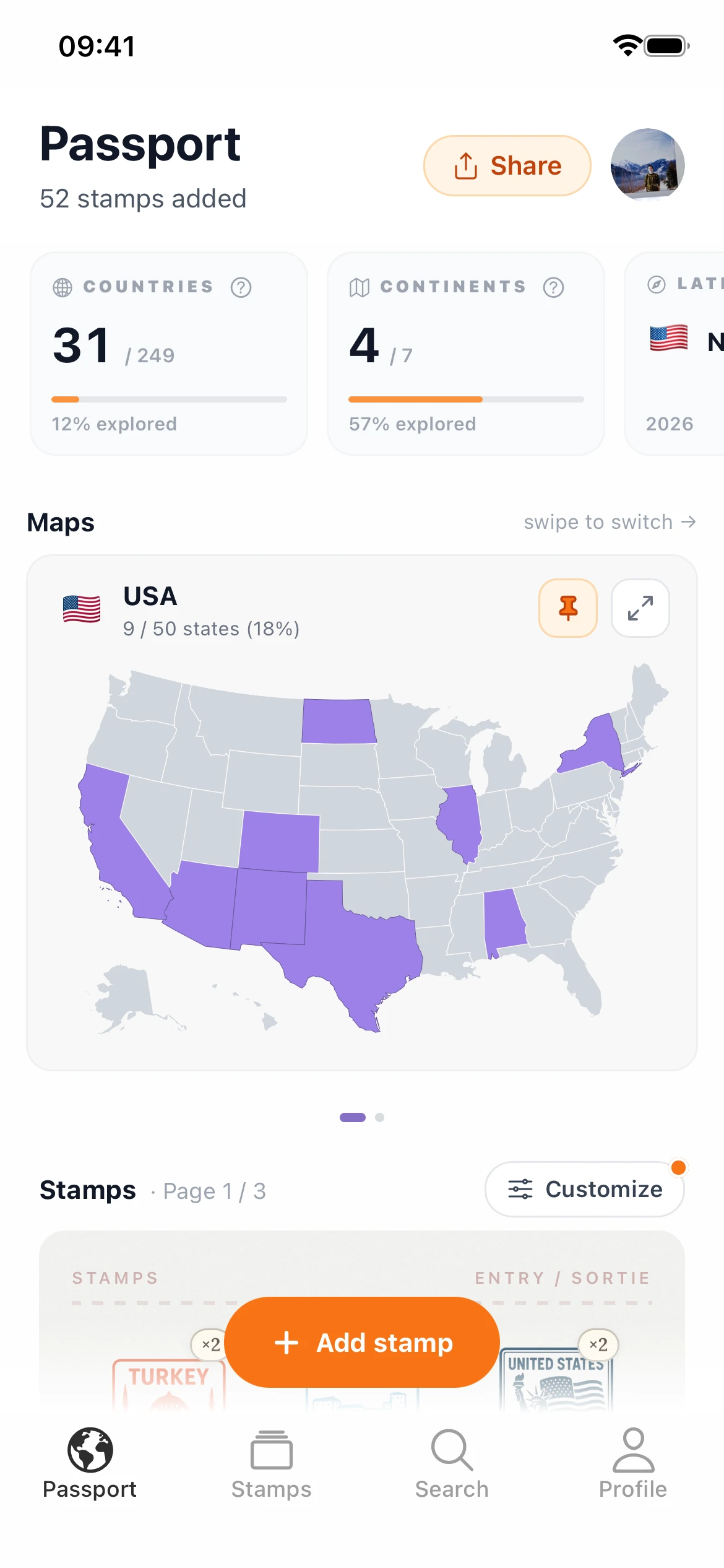 United States map screenshot 1